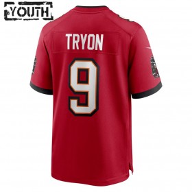 Tampa Bay Buccaneers Tröjor Joe Tryon 9 Nike Röd 2021 NFL Draft - Barn